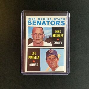 1964 Topps Baseball #167 Lou Pinella RC Rookie Stars Card Washington Senators